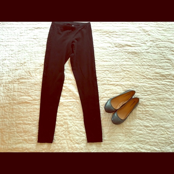 Lace side old navy leggings