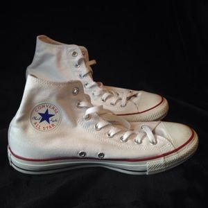 High top white converse