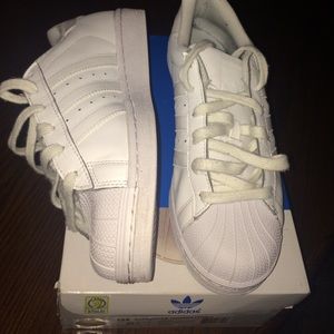 Adidas Originals Superstar All White size 6.5