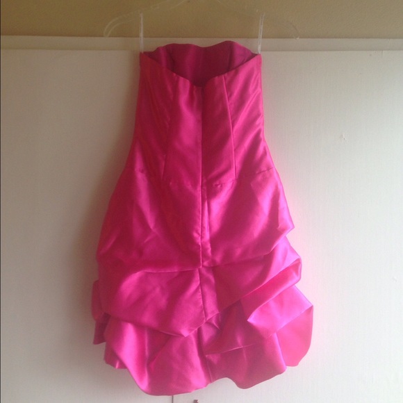 Bubblegum Pink Jessica McClintock Formal Dress - Picture 3 of 3