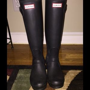 Original Tall Hunter Rain Boot - Black Matte
