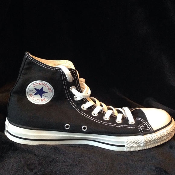 High top black converse