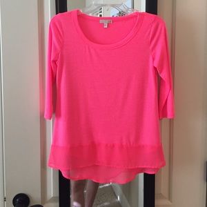 Giani Bini pink top