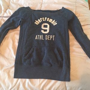 Abercrombie off the shoulder sweatshirt