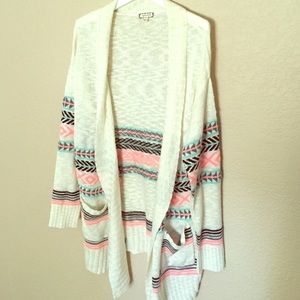 Tribal oversized sweater