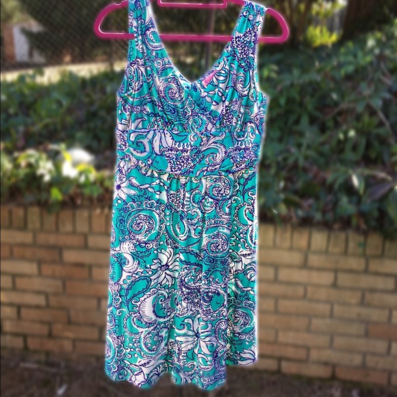 Lilly Pulitzer Shianne V-Neck Beach Dress