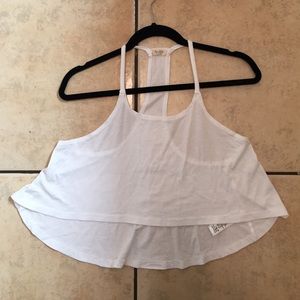 John Galt Brandy Melville high/low crop top