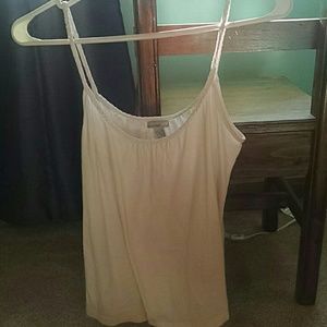 White flowy tank top