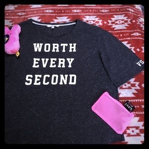 SALE!! VS "Worth Every Second" Tee NWOT
