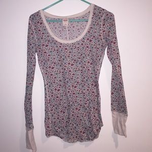 long sleeve floral shirt (missmo)