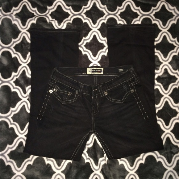 Black mek jeans oaxaca boot cut