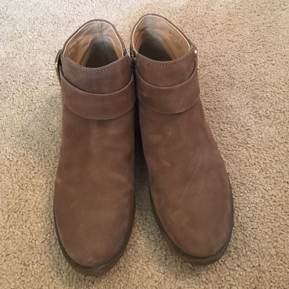 Franco Sarto brown ankle boots