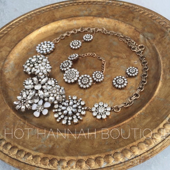 🆕 Gorgeous Crystal Statement Necklace - Picture 3 of 4