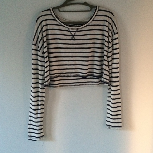Striped crop top