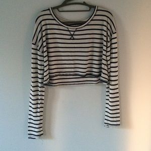 Striped crop top