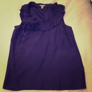 JCrew Purple Silk Blouse, 6