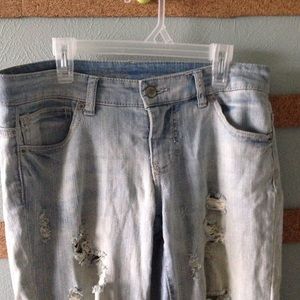 Distressed Mossimo Jeans