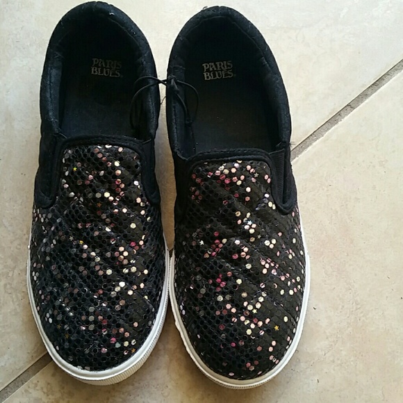 Paris Blues Shoes - 💵Final Price💵 Paris blues top sparkly loafers