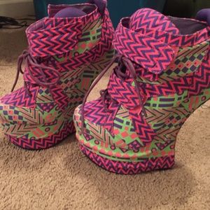 Privilege platform sneakers