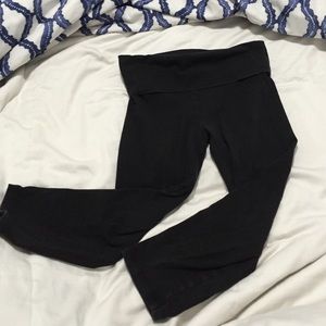 Cropped PINK yoga pants XS