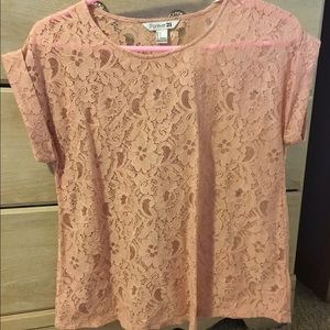 Forever 21 Peach Shirt