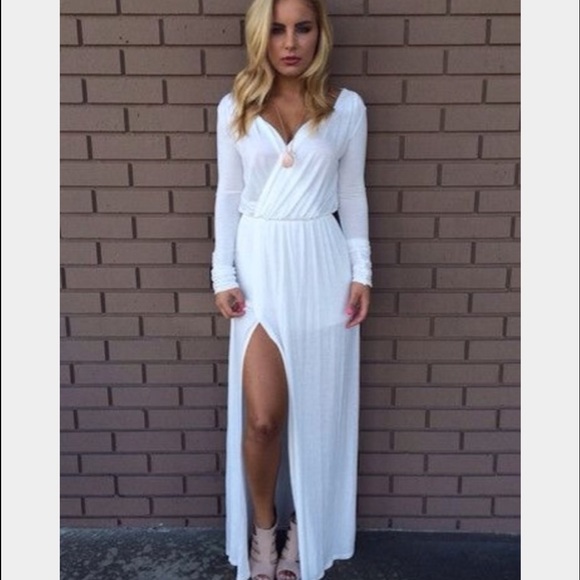 Long white dress