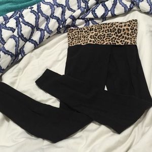 PINK yoga pants, XSMALL