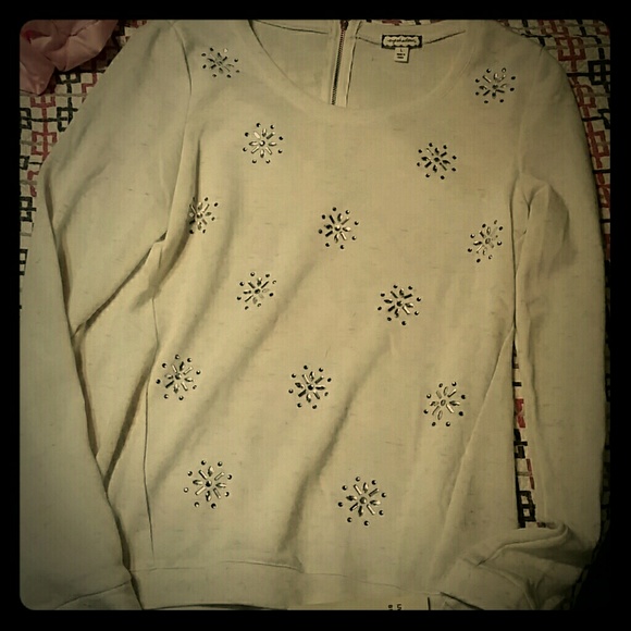 Embellished sweater!
