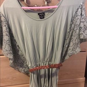 Blue Forever 21 Blouse