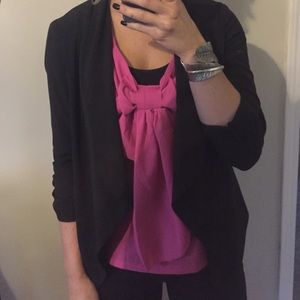 Lightweight black blazer