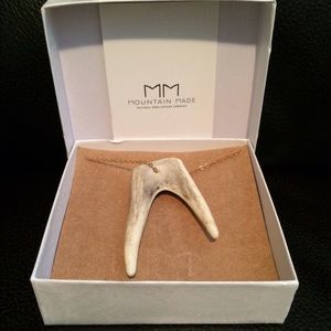 Mountain made natural shed antler jewelry