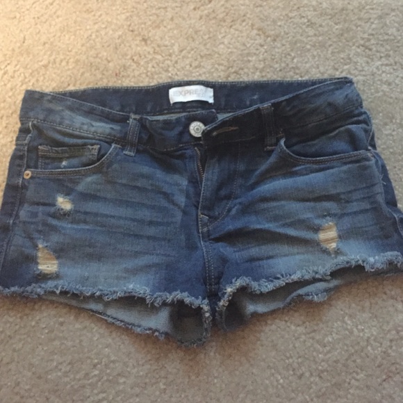 EXPRESS cut off shorts! Size 4 like new!