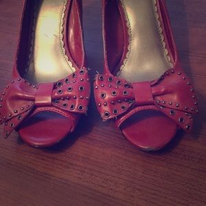 Red high heels