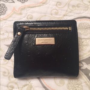 SOLD Kate Spade ostrich embossed wallet