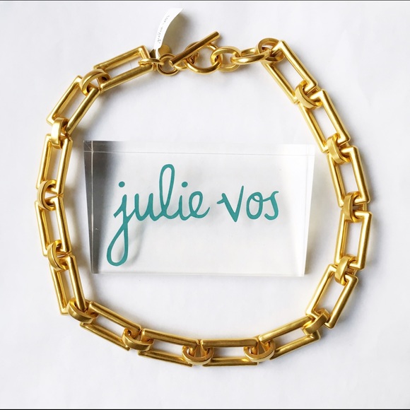 Julie Vos Mondrian Gold Chain Necklace - Picture 2 of 3