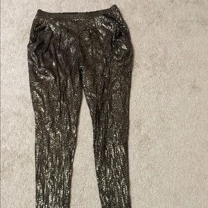 Zara sequin pants