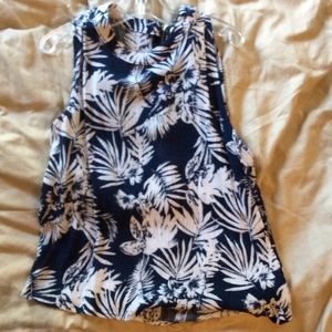 Floral Hawaiian tank top