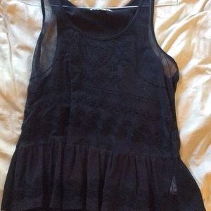 American Eagle Black Tank