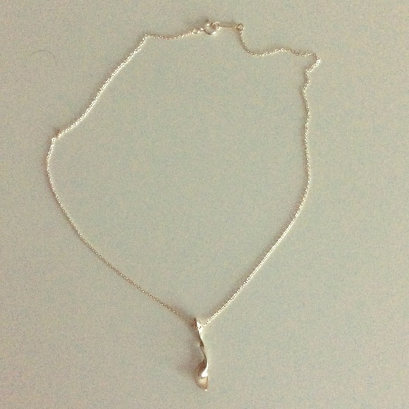 Tiffany & Co. Silver Swirl Necklace