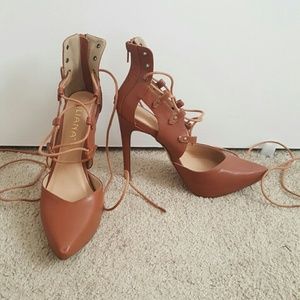 Ankle Lace Up Heels