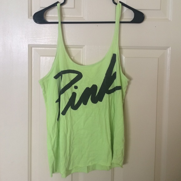 PINK VS neon tank