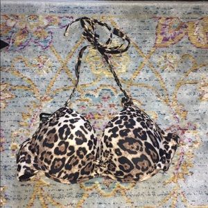 Leopard bikini top!