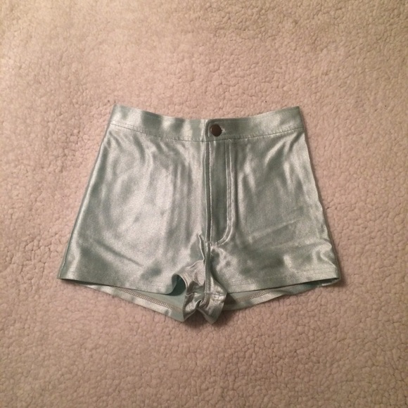 American Apparel High Waist Disco Shorts