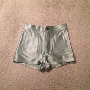 American Apparel High Waist Disco Shorts