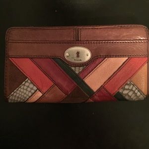 Fossil leather wallet
