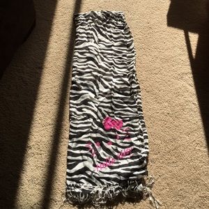 Hello kitty zebra scarf