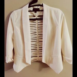 White Cardigan Jacket size small