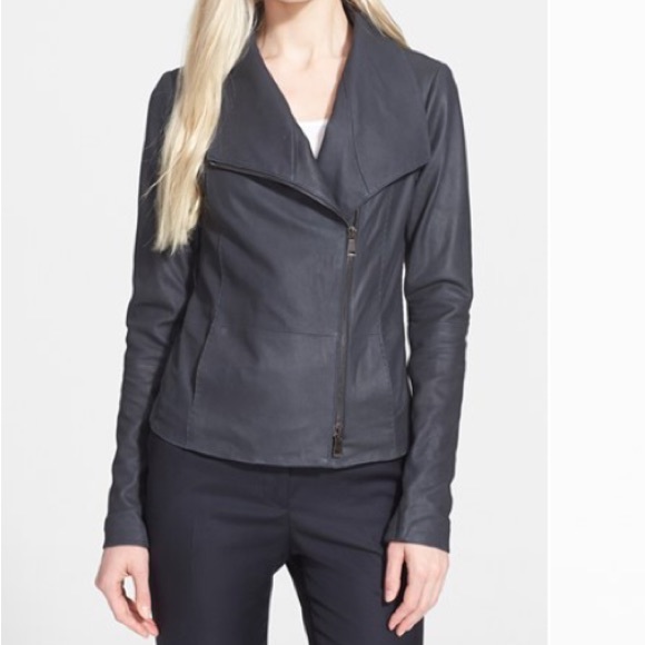 Vince Scuba leather jacket