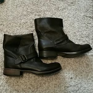 Dark Brown Booties