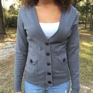 Gray Banana Republic Cardigan